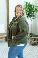 Load image into Gallery viewer, Fleece Shacket - Dark Olive