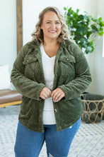 Load image into Gallery viewer, Fleece Shacket - Dark Olive