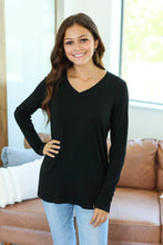 Load image into Gallery viewer, Leah Long Sleeve Top - Black