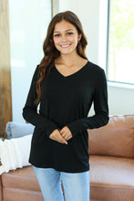 Load image into Gallery viewer, Leah Long Sleeve Top - Black