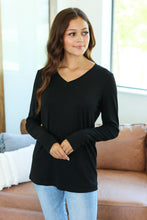 Load image into Gallery viewer, Leah Long Sleeve Top - Black