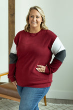 Load image into Gallery viewer, Varsity Pullover - Burgundy