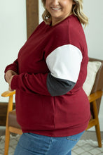 Load image into Gallery viewer, Varsity Pullover - Burgundy