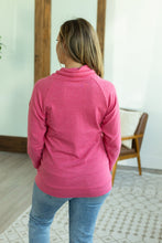 Load image into Gallery viewer, Classic Funnel Neck Sweatshirt - Heathered Hot Pink