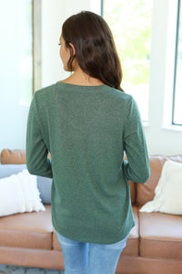 Leah Long Sleeve Top - Green
