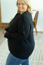 Load image into Gallery viewer, Corrine Ribbed Pullover Top - Black