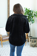Load image into Gallery viewer, Fleece Shacket - Black
