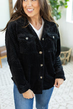 Load image into Gallery viewer, Fleece Shacket - Black
