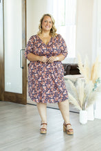 Load image into Gallery viewer, Taylor Dress - Navy Fall Floral