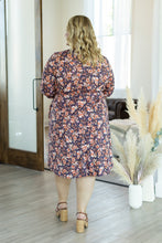 Load image into Gallery viewer, Taylor Dress - Navy Fall Floral