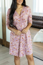 Load image into Gallery viewer, Taylor Dress - Mauve and Rust Floral