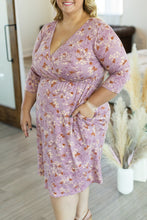 Load image into Gallery viewer, Taylor Dress - Mauve and Rust Floral