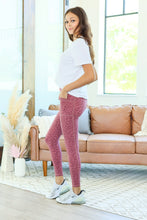 Load image into Gallery viewer, Athleisure Leggings - Berry Leopard