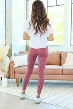 Load image into Gallery viewer, Athleisure Leggings - Berry Leopard
