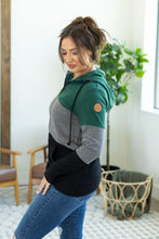 Load image into Gallery viewer, Classic Colorblock FullZip - Evergreen, Grey, and Black