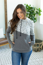 Load image into Gallery viewer, Ashley Hoodie - Charcoal Leopard