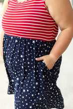 Load image into Gallery viewer, Kelsey Tank Dress - Stars and Stripes