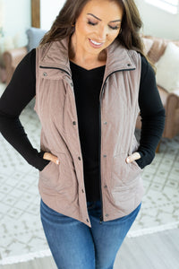 Remy Zip Up Vest - Heathered Chestnut