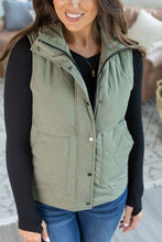 Load image into Gallery viewer, Remy Zip Up Vest - Heathered Sage