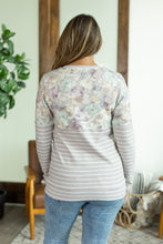 Load image into Gallery viewer, Natalie Pullover - Neutral Floral Pattern Mix