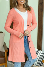Load image into Gallery viewer, Knit Colbie Cardigan - Coral