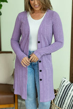 Load image into Gallery viewer, Knit Colbie Cardigan - Purple
