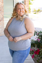 Load image into Gallery viewer, Tara Ribbed Tank - Grey