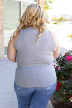 Load image into Gallery viewer, Tara Ribbed Tank - Grey