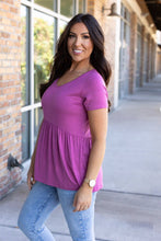 Load image into Gallery viewer, Sarah Ruffle Short Sleeve - Orchid