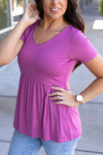 Load image into Gallery viewer, Sarah Ruffle Short Sleeve - Orchid