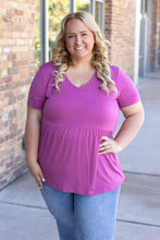 Load image into Gallery viewer, Sarah Ruffle Short Sleeve - Orchid