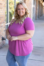 Load image into Gallery viewer, Sarah Ruffle Short Sleeve - Orchid