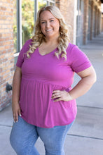 Load image into Gallery viewer, Sarah Ruffle Short Sleeve - Orchid