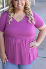 Load image into Gallery viewer, Sarah Ruffle Short Sleeve - Orchid