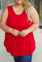 Load image into Gallery viewer, Renee Ruffle Tank - Red