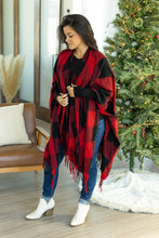 Load image into Gallery viewer, Plaid Shawl - Buffalo Plaid