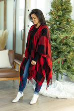 Load image into Gallery viewer, Plaid Shawl - Buffalo Plaid