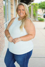 Load image into Gallery viewer, Tara Ribbed Tank - White