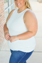 Load image into Gallery viewer, Tara Ribbed Tank - White