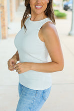 Load image into Gallery viewer, Tara Ribbed Tank - White