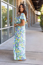 Load image into Gallery viewer, Oakley Off The Shoulder Maxi Dress - Mint Floral