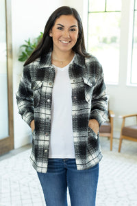 Norah Plaid Shacket - Quilted Black