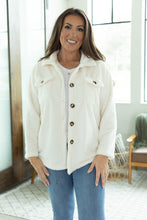 Load image into Gallery viewer, Fleece Shacket - Ivory
