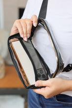 Load image into Gallery viewer, Clear Bag - Black