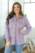Load image into Gallery viewer, Cable Knit Jacket - Lavender