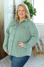 Load image into Gallery viewer, Cable Knit Jacket - Sage