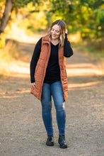 Load image into Gallery viewer, Harlow Long Vest - Cinnamon