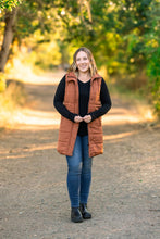 Load image into Gallery viewer, Harlow Long Vest - Cinnamon