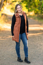 Load image into Gallery viewer, Harlow Long Vest - Cinnamon