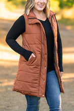 Load image into Gallery viewer, Harlow Long Vest - Cinnamon